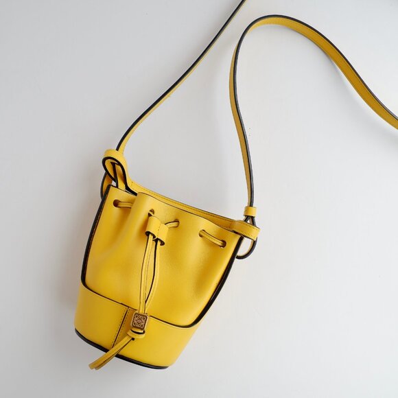 Authentic Preowned Loewe Yellow Nano Leather Balloon Bag - Picture 3 of 16